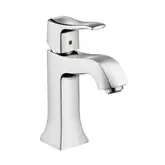 Смеситель для раковины, однорычажный Hansgrohe Metris Classic (цвет - хром), с донным клапаном (31075000)