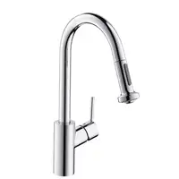 HANSGROHE Змішувач для кухні Talis S2 Variarc з висувним виливом, хром (14877000)
