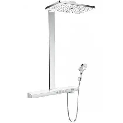 Душевая система с термостатом Hansgrohe Rainmaker Showerpipe 460 3jet (цвет - хром/белый) (27106400) фото 1 Aquada.com.ua Душевая система с термостатом Hansgrohe Rainmaker Showerpipe 460 3jet (цвет - хром/белый) (27106400) фото 1 Aquada.com.ua