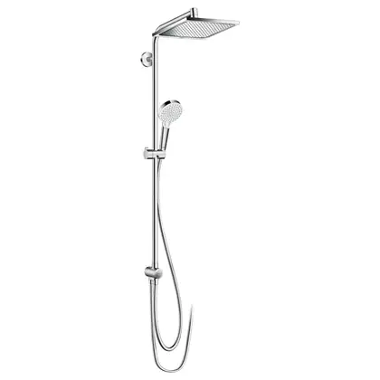 HANSGROHE Душевая система EcoSmart 9 л / мин, хром Crometta E 240 1jet Showerpipe Reno (27289000) фото 1 Aquada.com.ua HANSGROHE Душевая система EcoSmart 9 л / мин, хром Crometta E 240 1jet Showerpipe Reno (27289000) фото 1 Aquada.com.ua