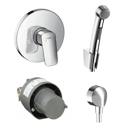 HANSGROHE  Набор скрытого монтажа с гигиенической лейкой Logis  (3В111219) фото 1 Aquada.com.ua