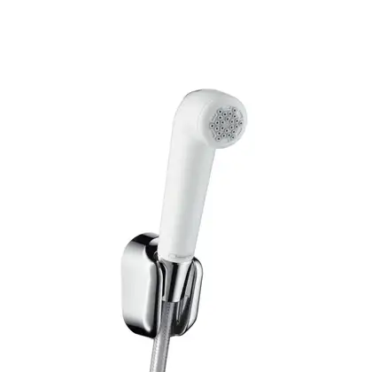 HANSGROHE Гигиенический душ, со шлангом 1,25м и держателем, белый/хром (32127000) фото 1 Aquada.com.ua HANSGROHE Гигиенический душ, со шлангом 1,25м и держателем, белый/хром (32127000) фото 1 Aquada.com.ua
