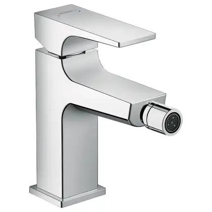 HANSGROHE Смеситель для биде однорычажный со сливным гарнитуром, хром Metropol (32520000) фото 1 Aquada.com.ua