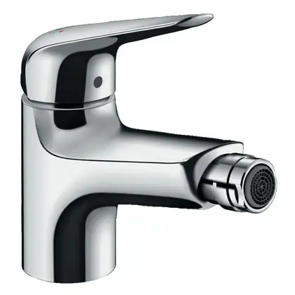HANSGROHE Смеситель для биде 70, однорычажный, со сливным гарнитуром, хром Novus (71142000) фото 1 Aquada.com.ua