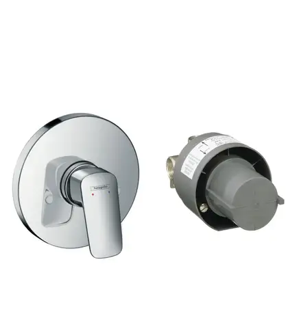 HANSGROHE Смеситель для душа, однорычажный, СМ, хром Logis (71666000) фото 1 Aquada.com.ua HANSGROHE Смеситель для душа, однорычажный, СМ, хром Logis (71666000) фото 1 Aquada.com.ua
