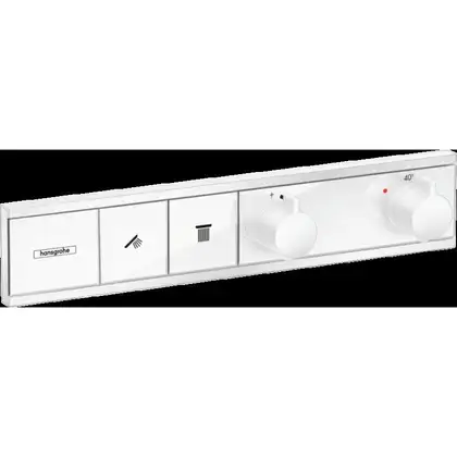 HANSGROHE  Термостат для 2х потребителей, скрытого монтажа, белый матовый RainSelect  (15380700) фото 1 Aquada.com.ua