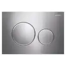 GEBERIT SIGMA 20 cмывная клавиша, двойной смыв, хром глянцевый/хром матовый /хром глянцевый (115.882.KH.1) фото 1 Aquada.com.ua