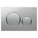 GEBERIT SIGMA 20 cмывная клавиша, двойной смыв, хром матовый/хром глянцевый/хром матовый (115.882.KN.1) фото 1 Aquada.com.ua