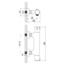 IMPRESE CENTRUM cмеситель для душа с термостатом (15400) фото 2 Aquada.com.ua