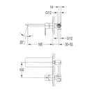 IMPRESE SMART CLICK смеситель для умывальника, скрытый монтаж, хром (ZMK101901030) фото 2 Aquada.com.ua
