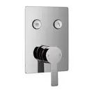 IMPRESE SMART CLICK смеситель для душа скрытый монтаж, 2 режима, хром (ZMK101901201) фото 1 Aquada.com.ua