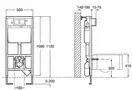 Инсталяция для унитаза Roca PRO + кнопка хром (A890090020+A890096001) фото 2 Aquada.com.ua