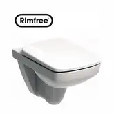 Kolo NOVA PRO Rimfree унитаз подвесной, прямоугольный, с сидением из материала Duroplast, с микролифтом (пол.) (M39018000)