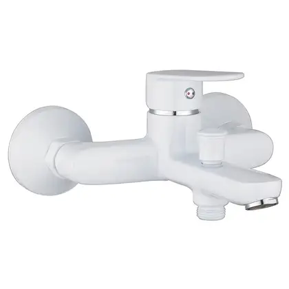 IMPRESE LASKA cмеситель для ванны, белый, 35 мм (10040W) фото 1 Aquada.com.ua IMPRESE LASKA cмеситель для ванны, белый, 35 мм (10040W) фото 1 Aquada.com.ua