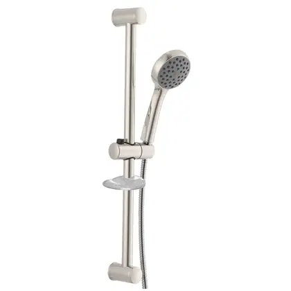 IMPRESE SATINOKS штанга душевая L-67 см, мыльница, ручной душ 1 режим, шланг (R670SD+1115+W100R1 BN) фото 1 Aquada.com.ua