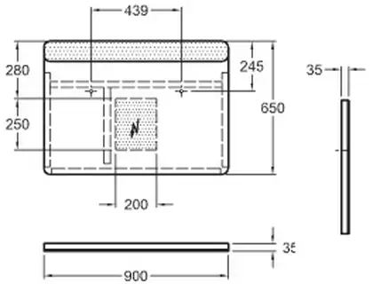 KOLO TRAFFIC зеркало с освещением 90см (пол.) (88424000) фото 3 Aquada.com.ua
