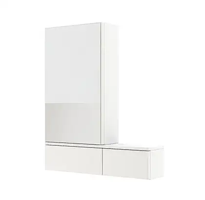 KOLO NOVA PRO шкафчик с зеркалом 80cm, левый, белый глянец (88432000) фото 1 Aquada.com.ua KOLO NOVA PRO шкафчик с зеркалом 80cm, левый, белый глянец (88432000) фото 1 Aquada.com.ua