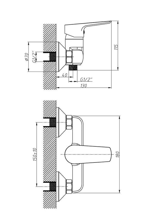 IMPRESE Набор смесителей (3 в 1) kit21082, душ фото 6 Aquada.com.ua IMPRESE Набор смесителей (3 в 1) kit21082, душ фото 6 Aquada.com.ua