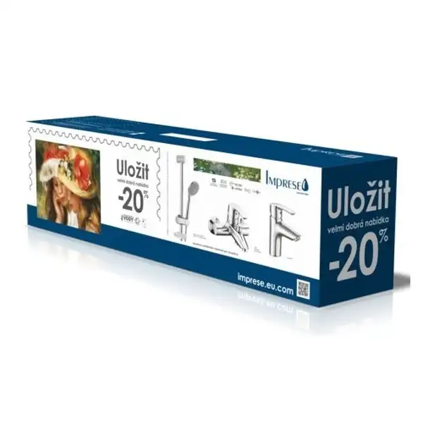 IMPRESE Набор смесителей (3 в 1) kit21082, душ фото 8 Aquada.com.ua IMPRESE Набор смесителей (3 в 1) kit21082, душ фото 8 Aquada.com.ua