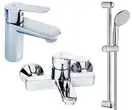 Grohe Комплект смесителей BauEdge 3 в 1 для ванной (123365S) (123365S) фото 1 Aquada.com.ua