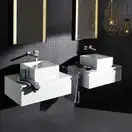 Смеситель для раковины на два отверстия Grohe Eurocube Joy M-Size (цвет - хром) (19997000) фото 4 Aquada.com.ua