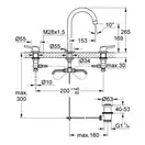 Grohe Concetto Смеситель для раковины на три отверстия, L-Size (20216001) фото 3 Aquada.com.ua