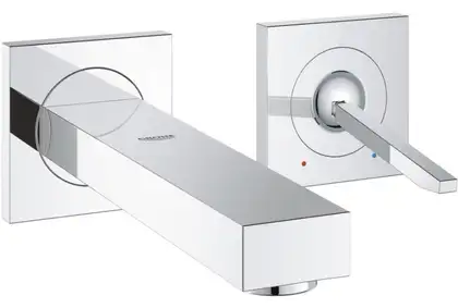Смеситель для раковины на два отверстия Grohe Eurocube Joy M-Size (цвет - хром) (19997000) фото 1 Aquada.com.ua Смеситель для раковины на два отверстия Grohe Eurocube Joy M-Size (цвет - хром) (19997000) фото 1 Aquada.com.ua