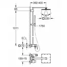 Grohe Euphoria Cube XXL Душевая система со смесителем для душа, однорычажным (23147001) фото 2 Aquada.com.ua