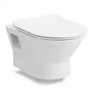 VOLLE FIESTA RIM унитаз подвесной без ободка, сиденье твердое SLIM slow-closing 51*36*40см (13-77-034) фото 1 Aquada.com.ua