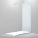 VOLLE Стенка Walk-In 100*200см, каленое прозрачное стекло 8мм (18-08-100H) фото 1 Aquada.com.ua