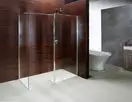 VOLLE Стенка Walk-In 100*190см, каленое прозрачное стекло 8мм (18-08-100) фото 5 Aquada.com.ua