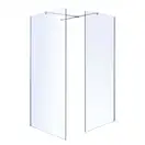 VOLLE Стенка Walk-In 100*190см, каленое прозрачное стекло 8мм (18-08-100) фото 8 Aquada.com.ua