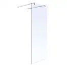 VOLLE Стенка Walk-In 100*190см, каленое прозрачное стекло 8мм (18-08-100) фото 9 Aquada.com.ua