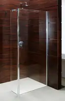 VOLLE Стенка Walk-In 90*190см + стенка Walk-In 40*190см + держатель стекла D 1000мм + держатель стекла Е 100мм + профиль (18-08-10194) фото 1 Aquada.com.ua