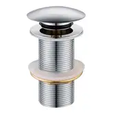 Volle Донный клапан click-clack хромированный, латунь, 1 1/4" (90-00-043)