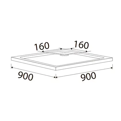 VOLLE BENITA поддон (PUF) 90*90*5см на пенополиуретане, квадратный (10-22-905tray) фото 2 Aquada.com.ua VOLLE BENITA поддон (PUF) 90*90*5см на пенополиуретане, квадратный (10-22-905tray) фото 2 Aquada.com.ua