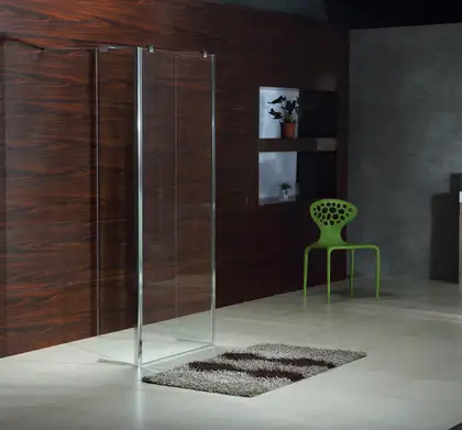 VOLLE Стенка Walk-In 100*190см, каленое прозрачное стекло 8мм (18-08-100) фото 6 Aquada.com.ua VOLLE Стенка Walk-In 100*190см, каленое прозрачное стекло 8мм (18-08-100) фото 6 Aquada.com.ua