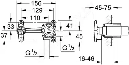 Grohe Grandera Смеситель однорычажный встраиваемый универсальный механизм (23319000) фото 2 Aquada.com.ua Grohe Grandera Смеситель однорычажный встраиваемый универсальный механизм (23319000) фото 2 Aquada.com.ua