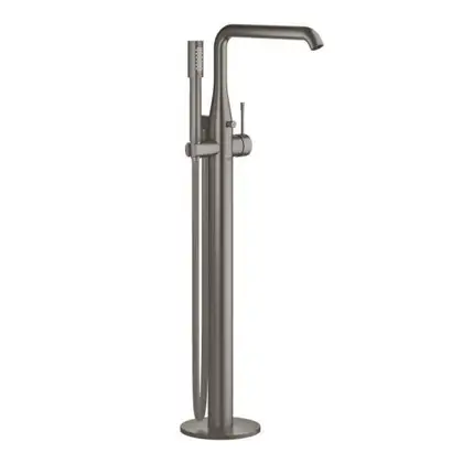 Смеситель для ванны напольный Grohe Essence (цвет - темный графит, матовый), с душевым гарнитуром (23491AL1) фото 1 Aquada.com.ua Смеситель для ванны напольный Grohe Essence (цвет - темный графит, матовый), с душевым гарнитуром (23491AL1) фото 1 Aquada.com.ua