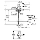 Grohe Atrio Смеситель для биде на одно отверстие, M-Size (24027000) фото 2 Aquada.com.ua