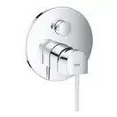 Смеситель для душа, с переключателем на 3 положения Grohe Plus (цвет - хром) (24093003) фото 1 Aquada.com.ua