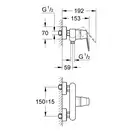 Смеситель для душа, однорычажный Grohe Eurosmart Cosmopolitan (32837000) фото 10 Aquada.com.ua