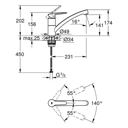 GROHE Hansgrohe Смеситель для душа, однорычажный Metris (31680000) фото 4 Aquada.com.ua GROHE Hansgrohe Смеситель для душа, однорычажный Metris (31680000) фото 4 Aquada.com.ua
