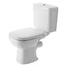 DURAVIT D-CODE унитаз напольный 65*35,5*38,5см, горизонтальный выпуск (21110900002) фото 1 Aquada.com.ua