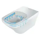 DURAVIT DURASTYLE унитаз подвесной 37*54см, без смывного края, вкл. крепление Durafix (2551090000) фото 3 Aquada.com.ua