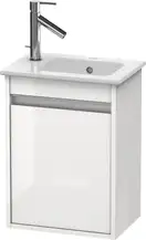 DURAVIT KETHO тумба 400*285мм, подвесная, для раковины 072343, петли справа, белый глянец (22) (KT6417R2222) фото 1 Aquada.com.ua
