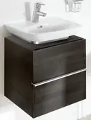 LAUFEN PALACE тумба 600*425*430мм, для раковины 810702/3, с комп. сифоном, цвет дуб антрацит (H4012020755481) фото 1 Aquada.com.ua