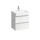LAUFEN SPACE тумба 520*735*385 (410), с компактным сифоном, для умыв. 8.10.28.5 белая матовая (H4101821601001) фото 1 Aquada.com.ua
