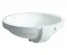 LAUFEN PRO B умывальник 42*42см, встраив.снизу, без отв.под смес.,с переливом, глазирован снизу (H8189610001551) фото 1 Aquada.com.ua