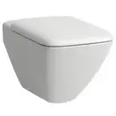 LAUFEN Комплект: PALACE Rimless унитаз подвесной 38*36*56см + сиденье с крышкой, с системой плавного опускания, с антибактериальным покрытием (H8207060000001+H8917013000001) фото 1 Aquada.com.ua